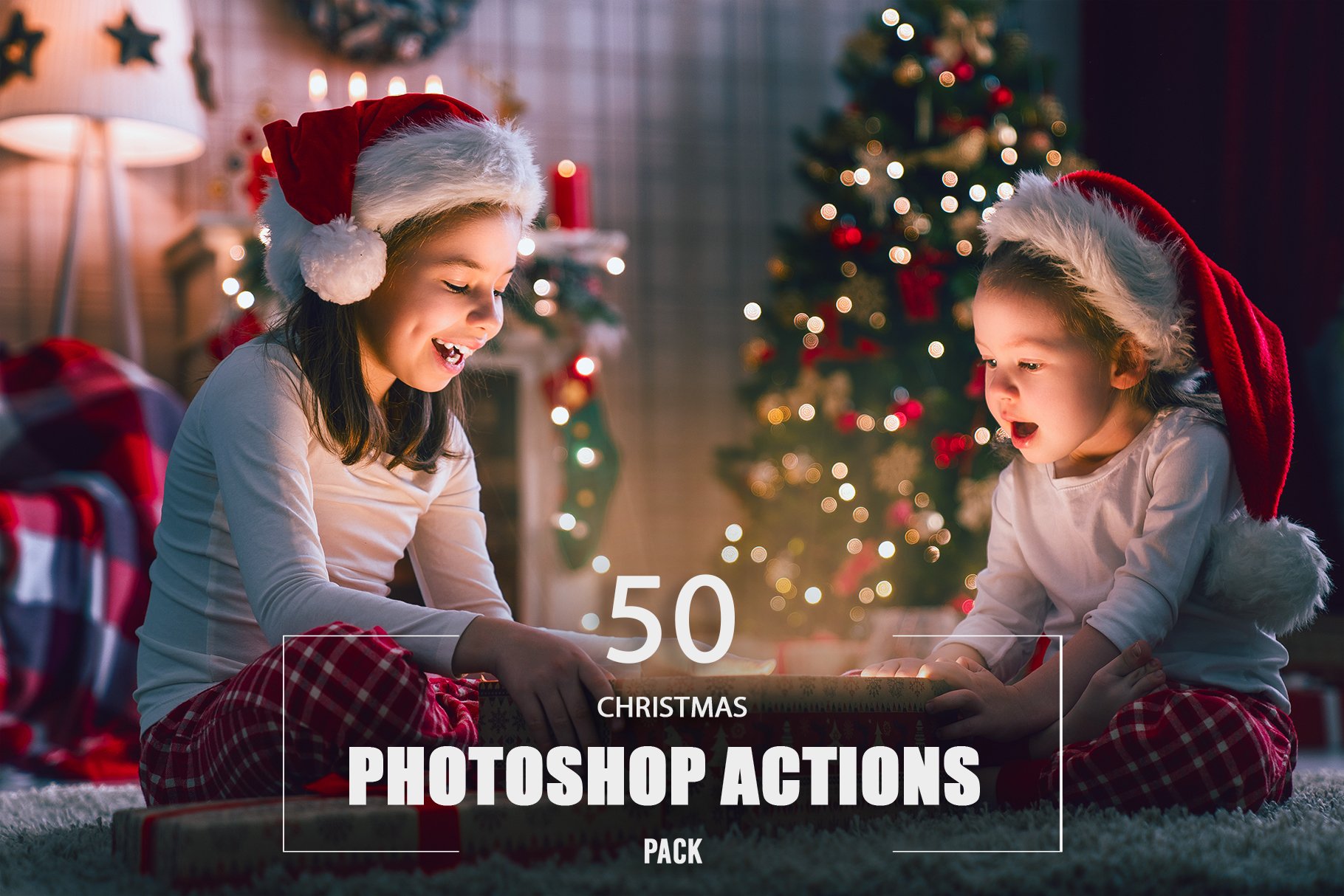 Christmas Photoshop Actions Design Cuts