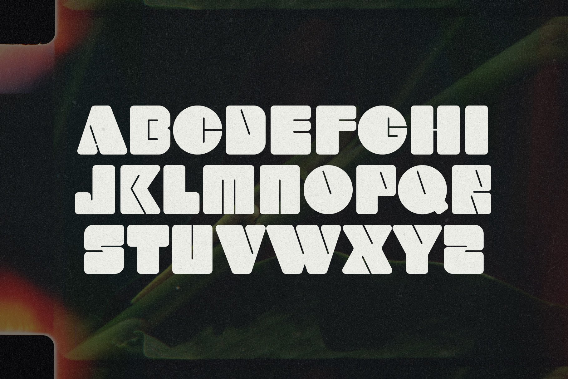 Azerty Experimental Typeface Design Cuts