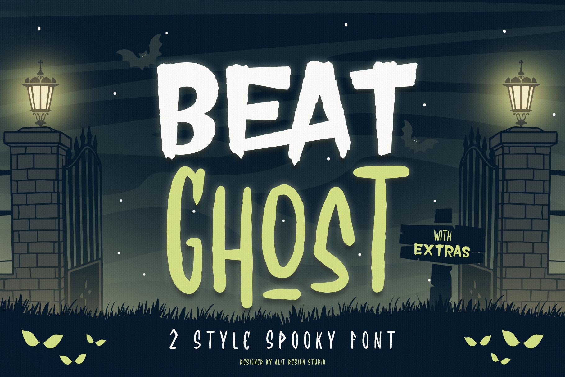 Beat Ghost Typeface Design Cuts