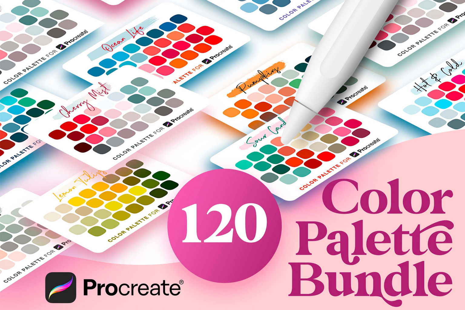 Procreate Color Palettes Collection Design Cuts