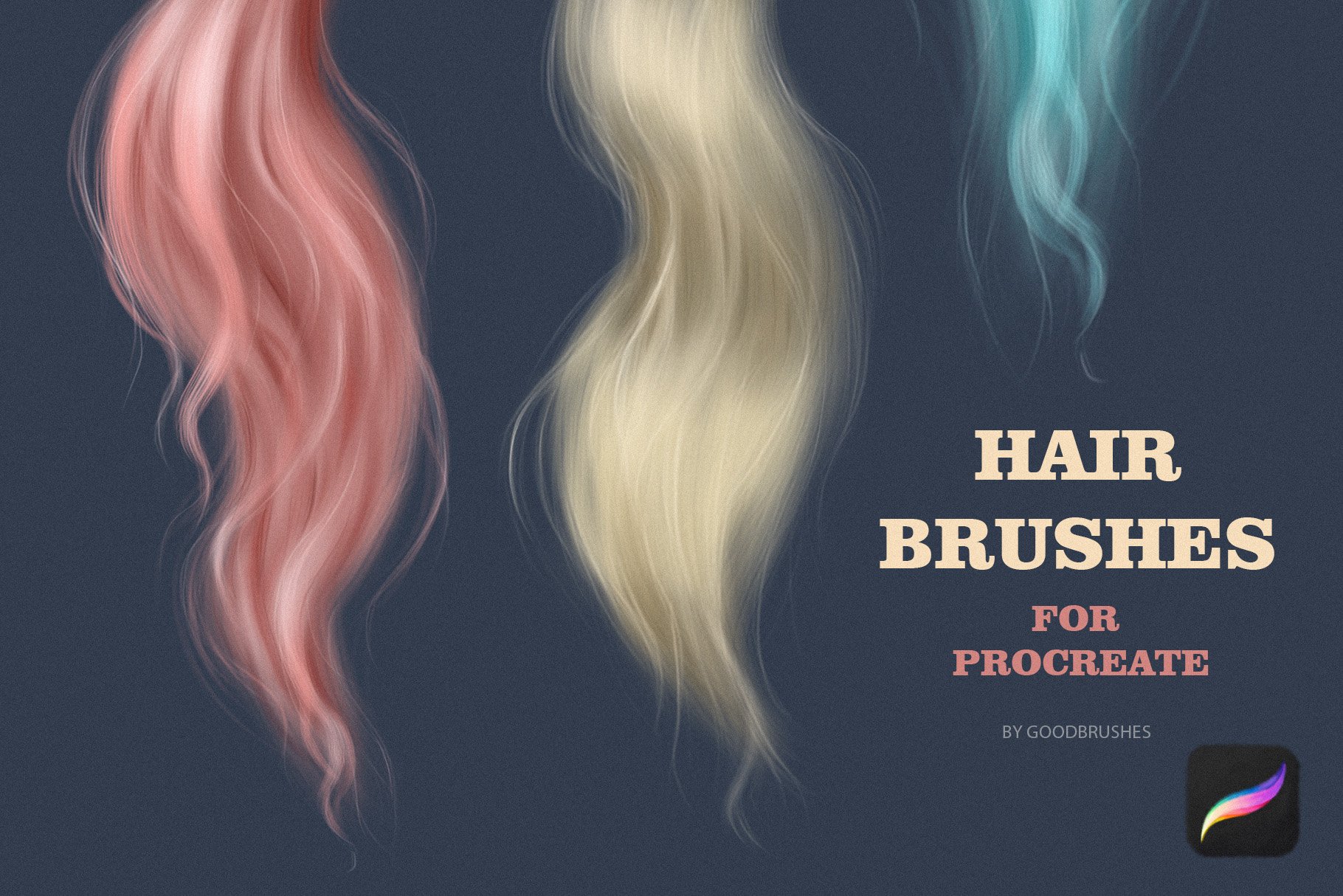 HAIR Procreate Brushes Design Cuts