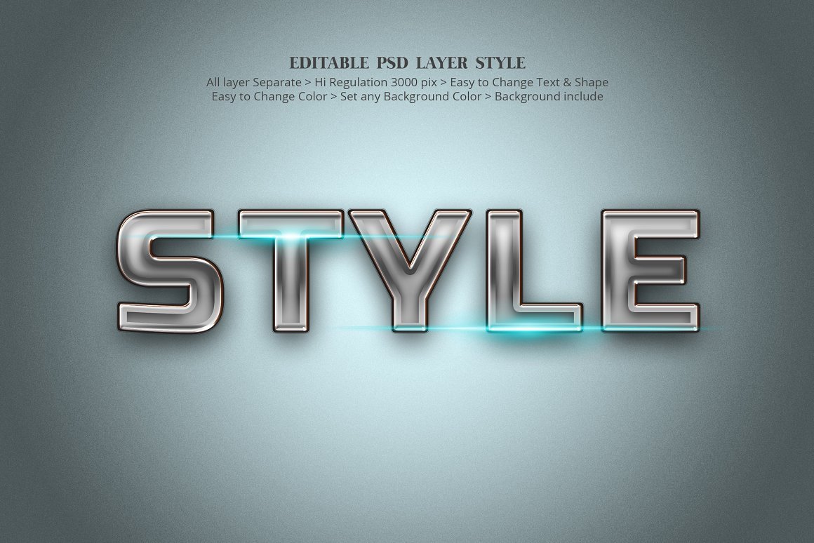 Photoshop Dynamic Text Effect Design Cuts