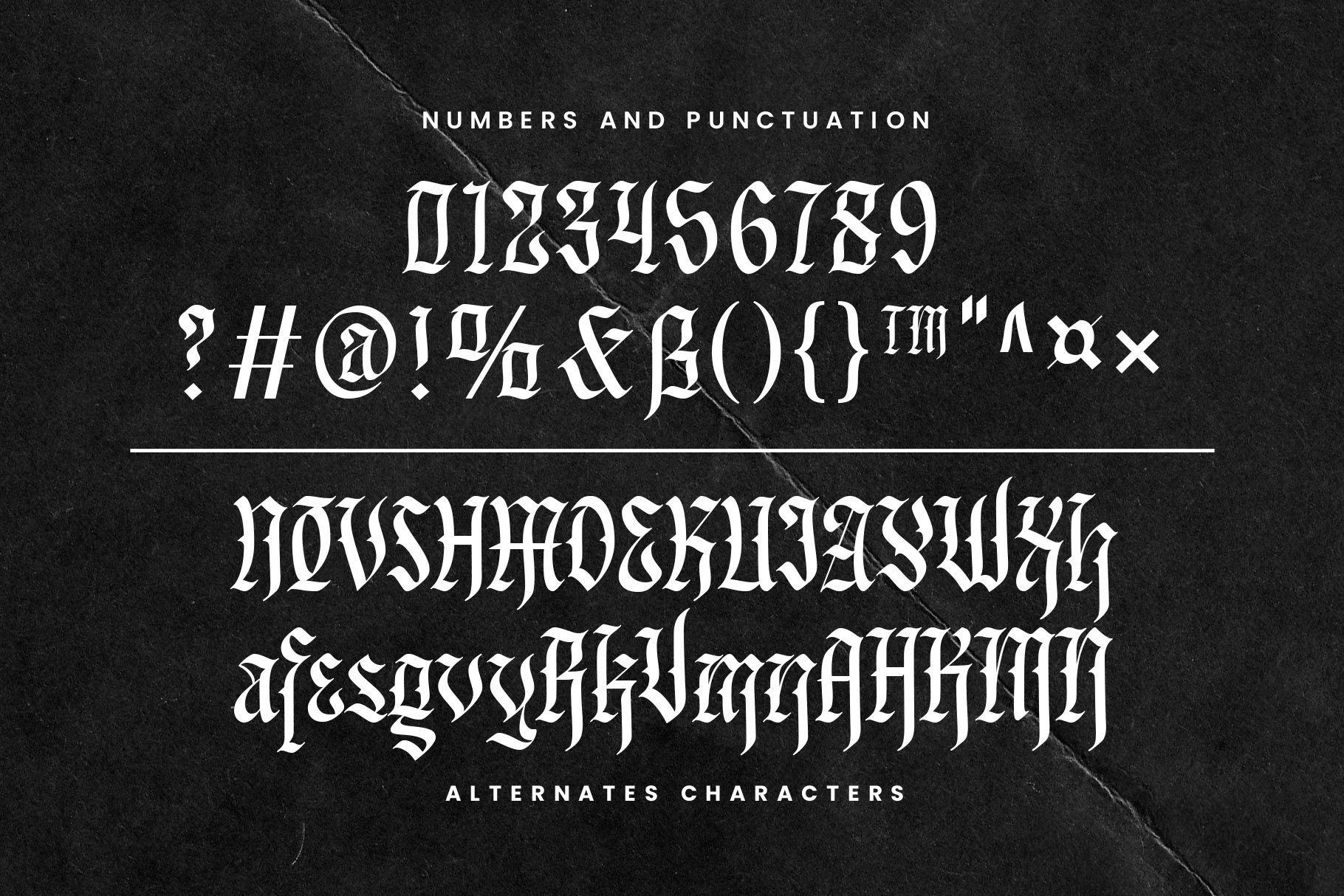 Glorious Victory Blackletter Design Cuts