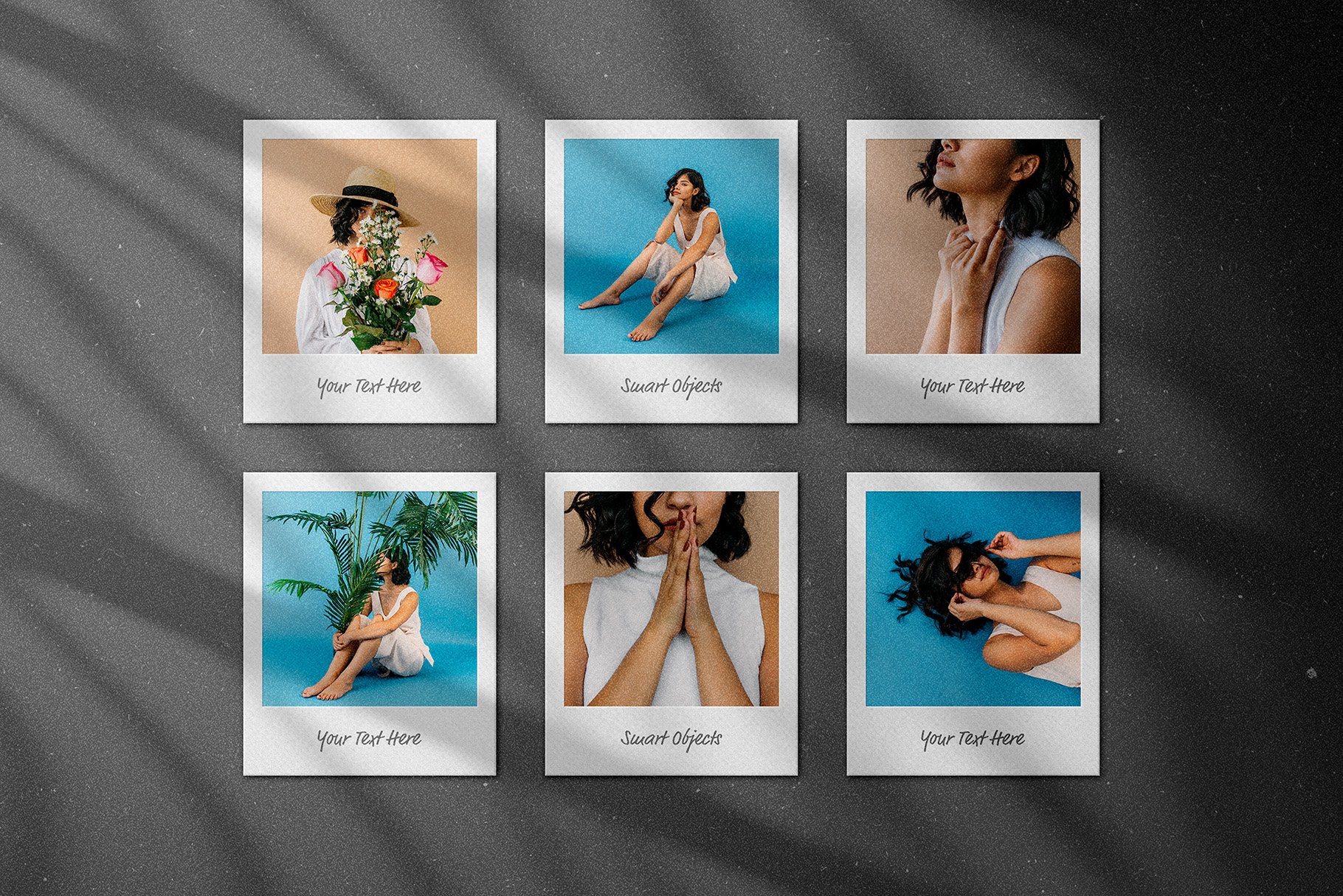 Instant Polaroid Frame Mockups Collection Design Cuts