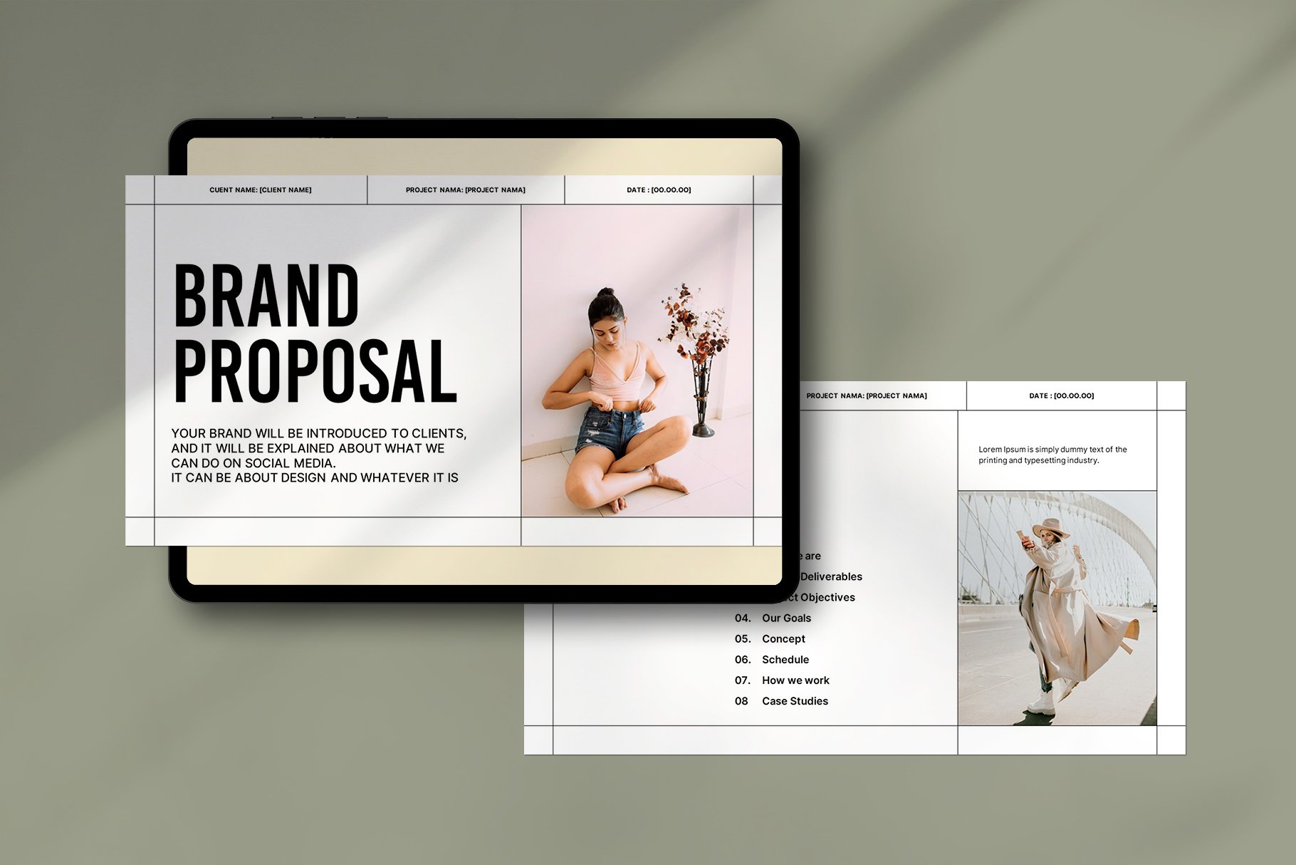 Brand Proposal Template Design Cuts