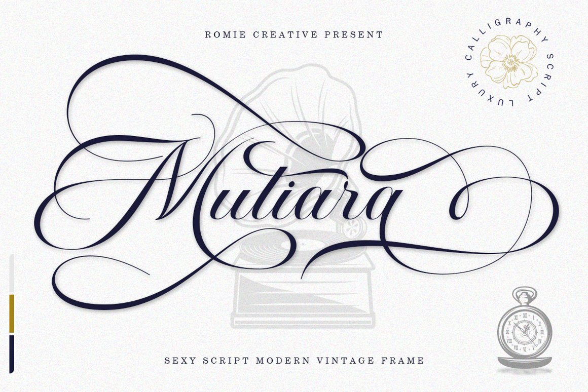 Mutiara Luxury Calligraphy Design Cuts