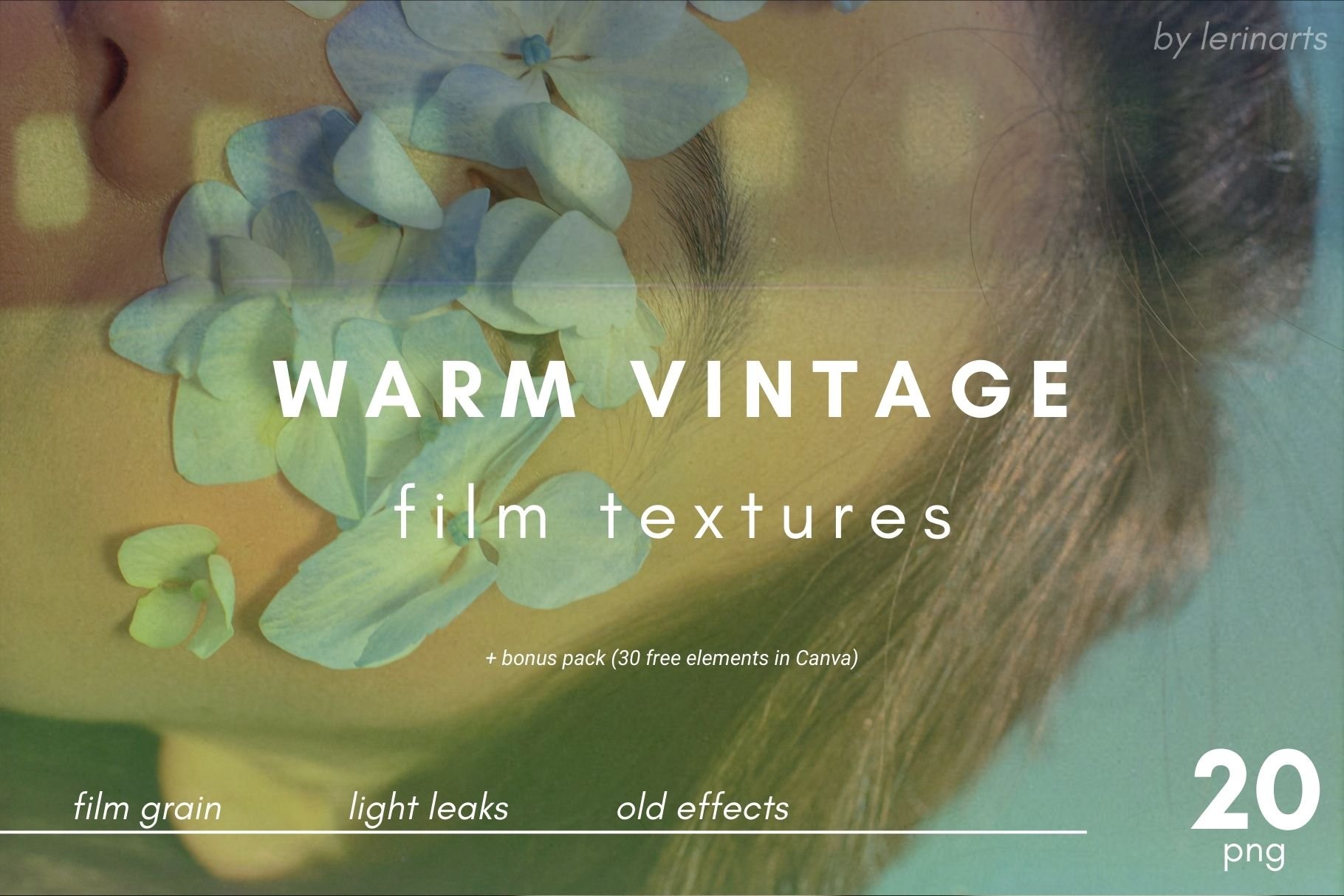 Warm Vintage Film Overlay Textures Design Cuts