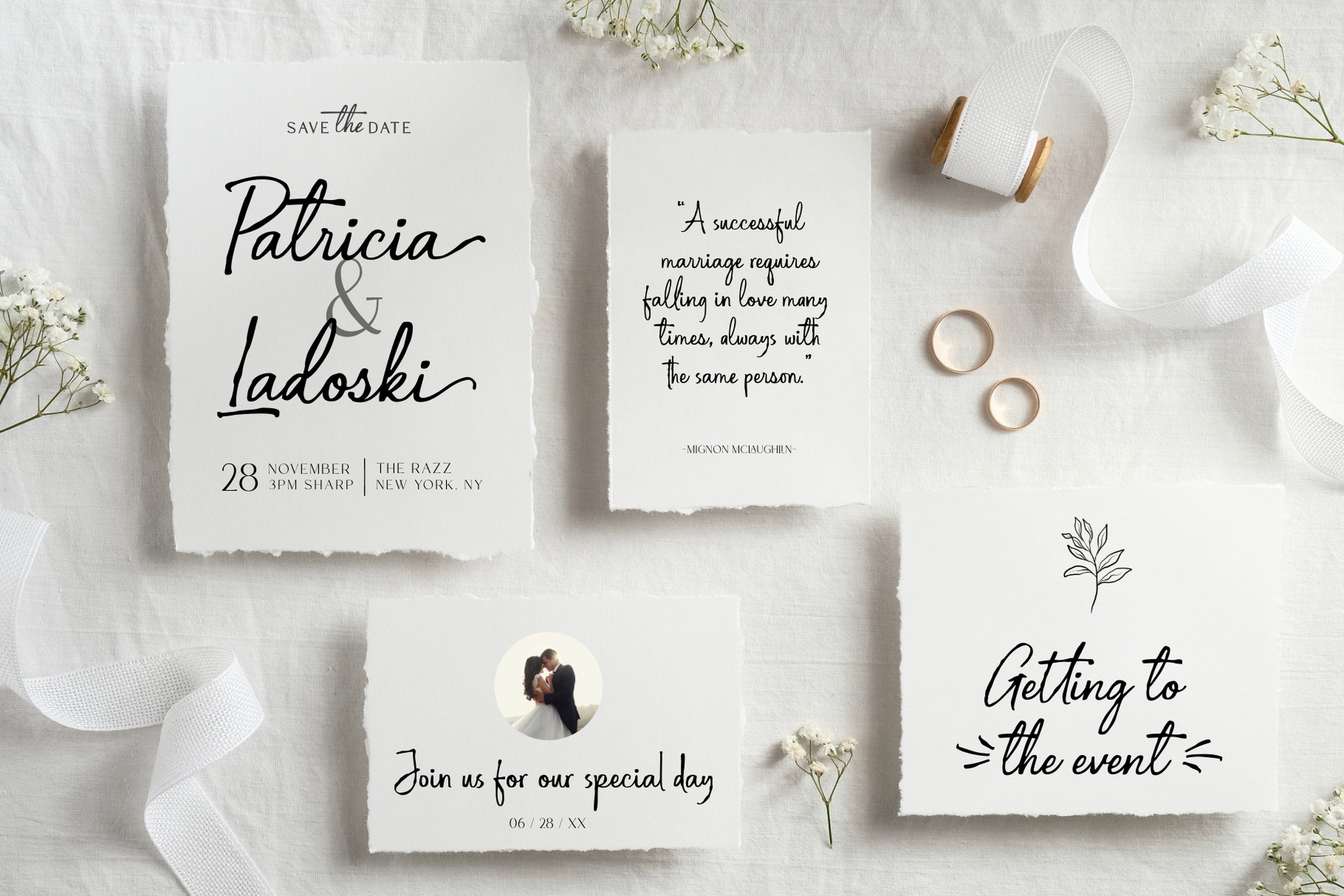 Monday Sieratta Casual Handwritten Font Design Cuts