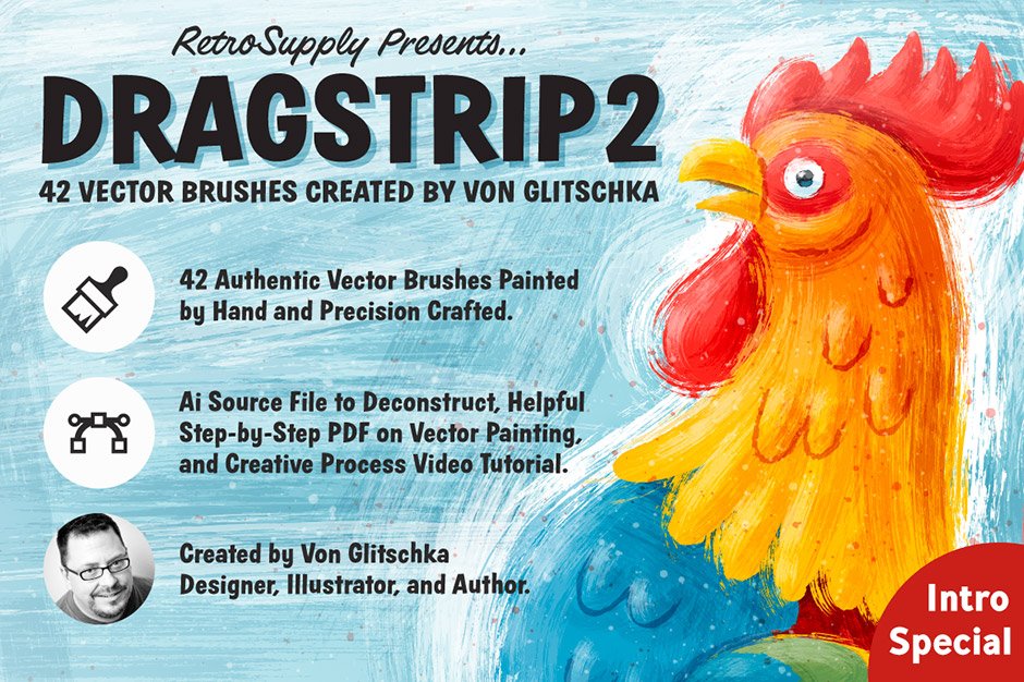 DragStrip 2 | Vector Paint Brushes