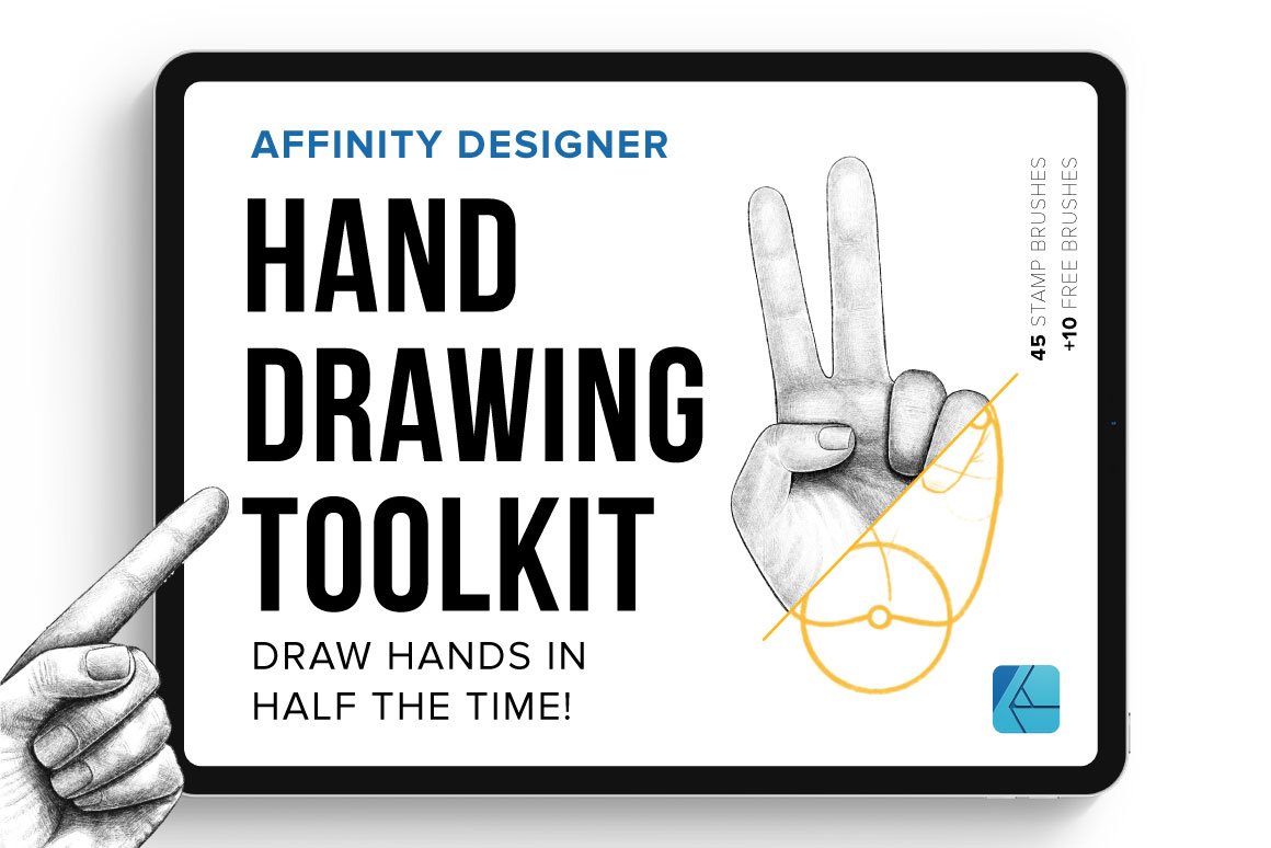 Hand Drawing Toolkit for Affinity Designer