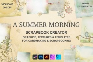 Summer Morning Digital Scrapbooking