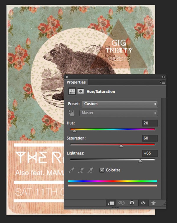 Patterned and Textured Gig Posters Tutorial