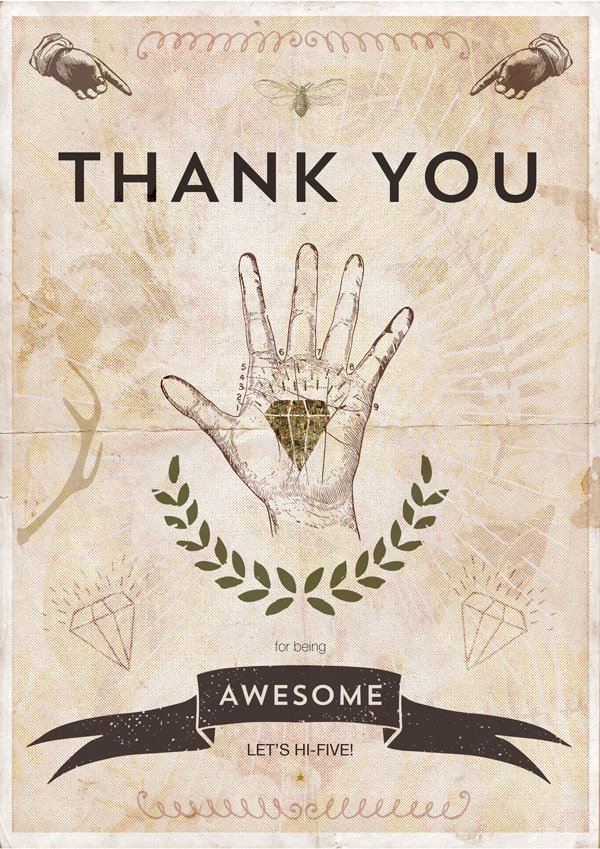 Thank You Poster