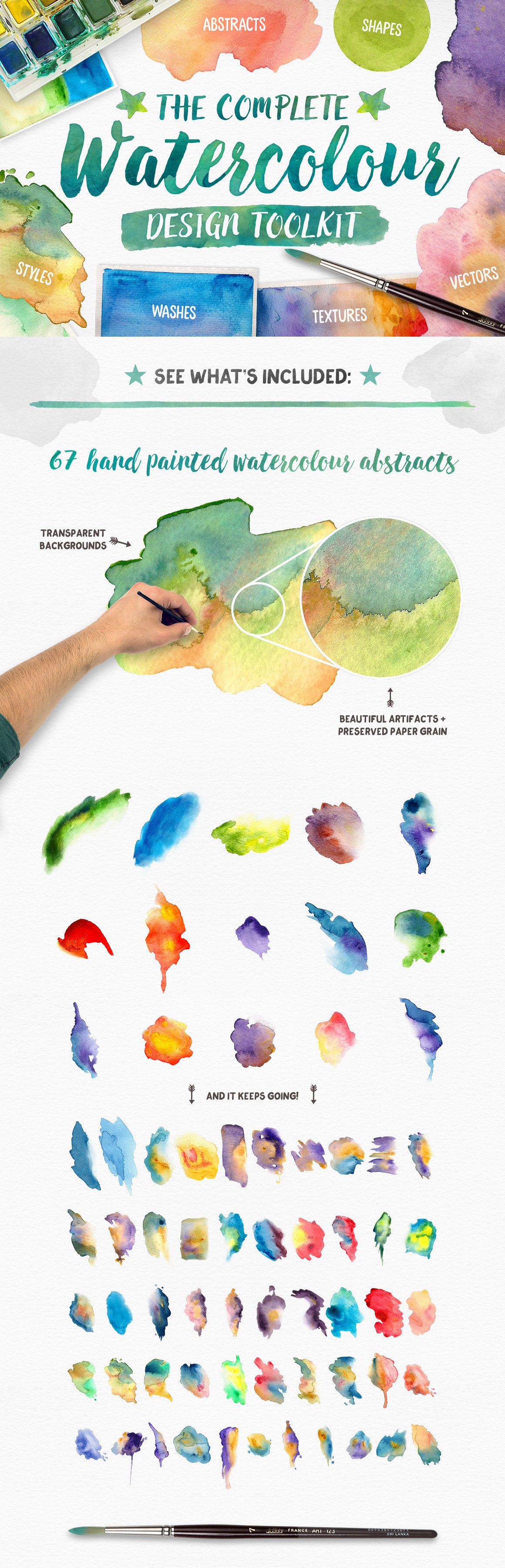 watercolour design toolkit