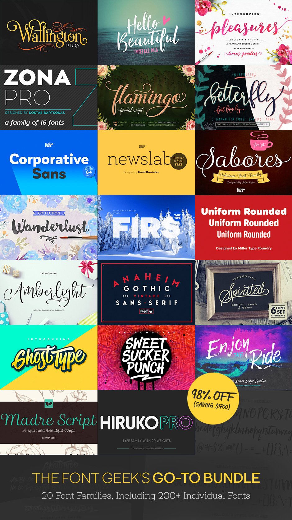 The Font Geek’s Go-to Bundle