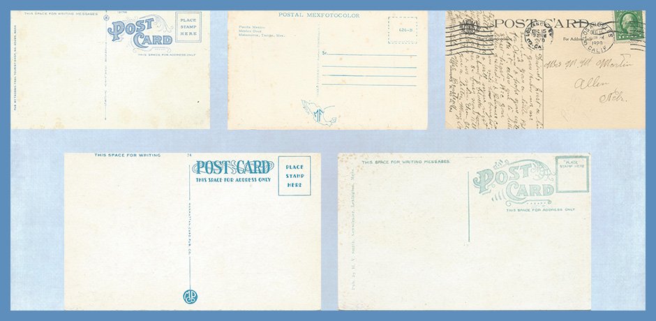 Vintage Postcard Textures Pack