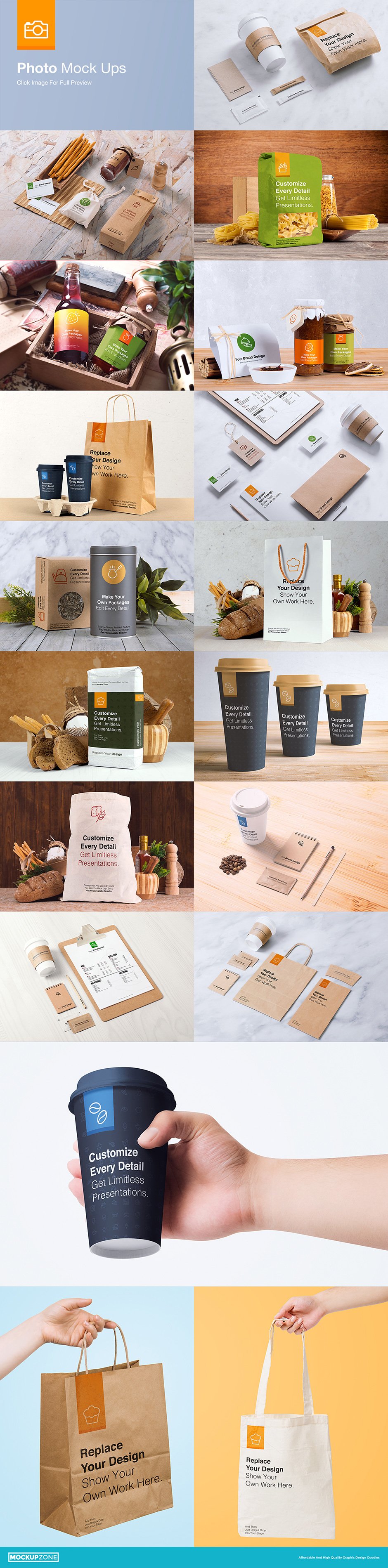 Coffee Branding & Packages Mockup