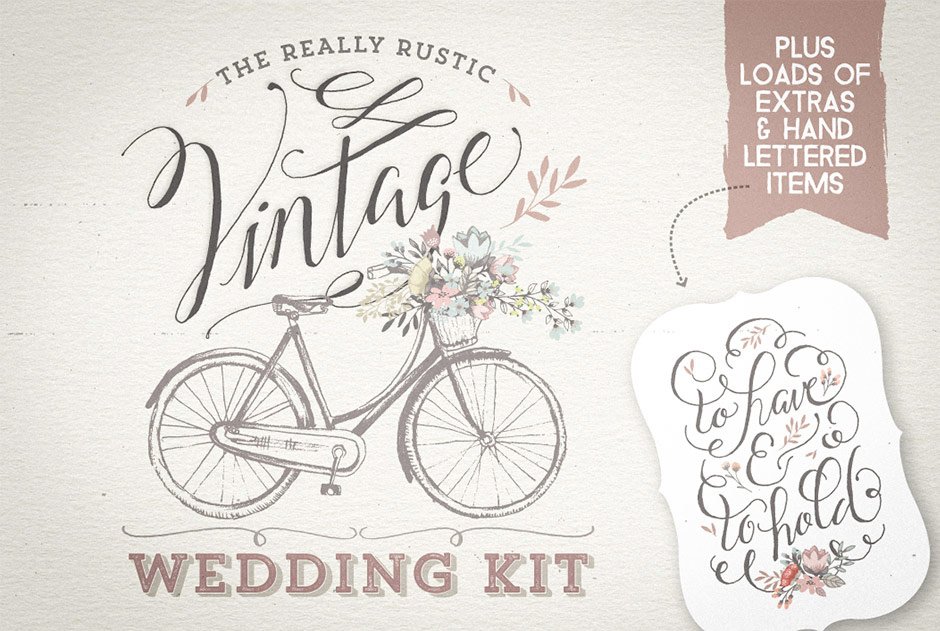 Really Rustic Vintage Wedding Kit