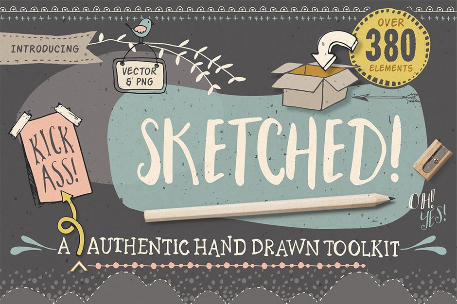 Sketched! Hand-drawn Graphic Toolkit