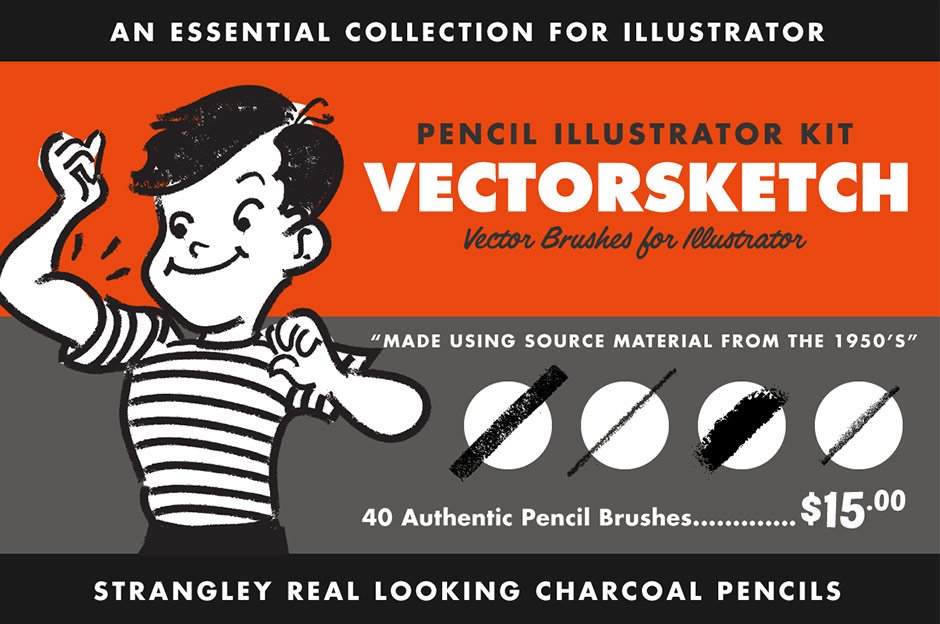 VectorSketch | Pencil Brushes