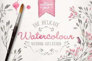Watercolor Wedding Collection Vol. 1
