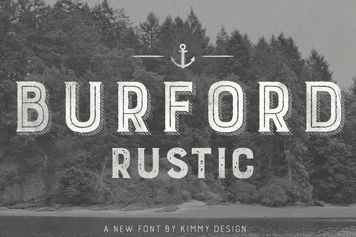 Burford Rustic Pro Font Family