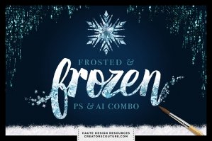 Frosted & Frozen Creative Kit Combo (for Photoshop and Illustrator)