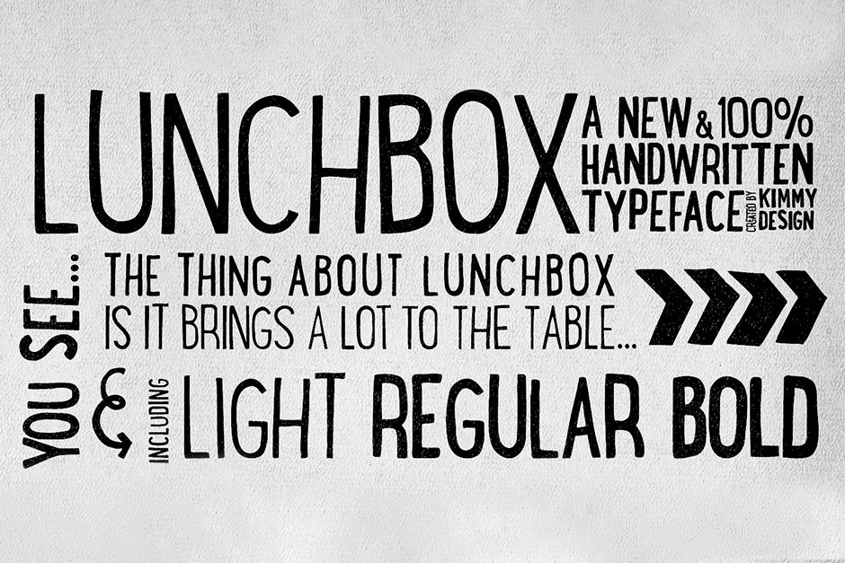 LunchBox Font Family