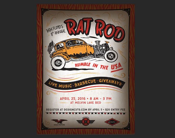 Rat Rod Poster