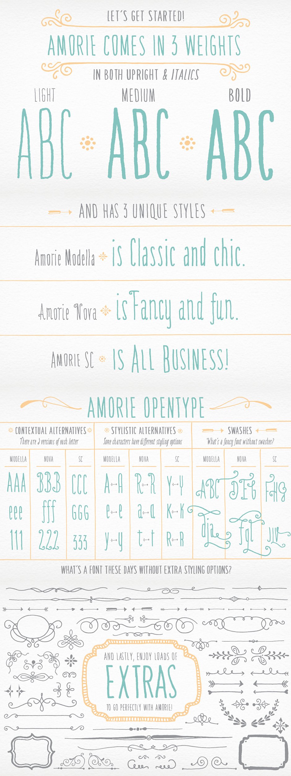 Amorie Font Family