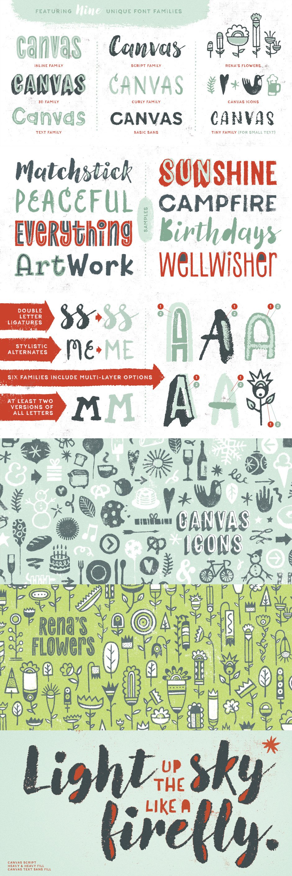 Canvas Complete Font Family