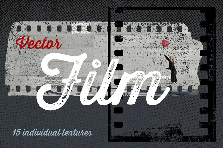 15 Vector Film Textures