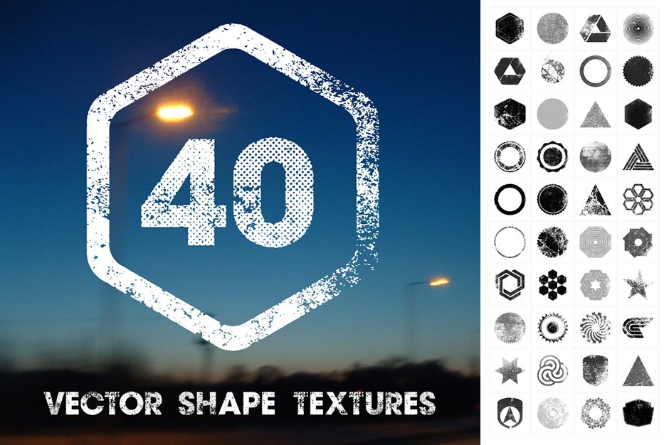 40 Vector Shape Textures