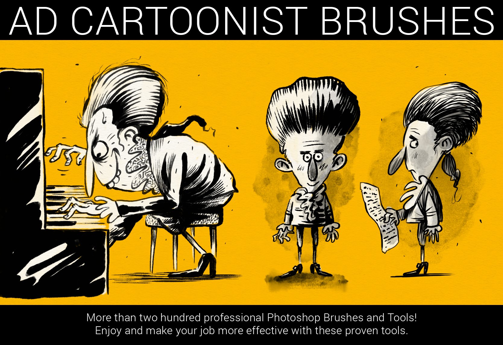 The Cartoonist Brushes