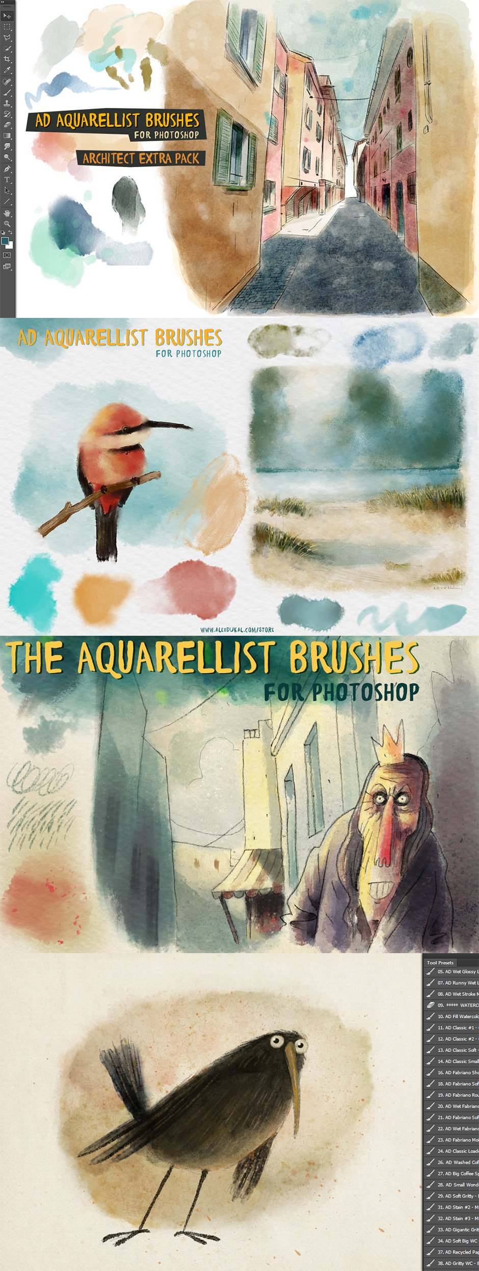 The Aquarellist Brushes