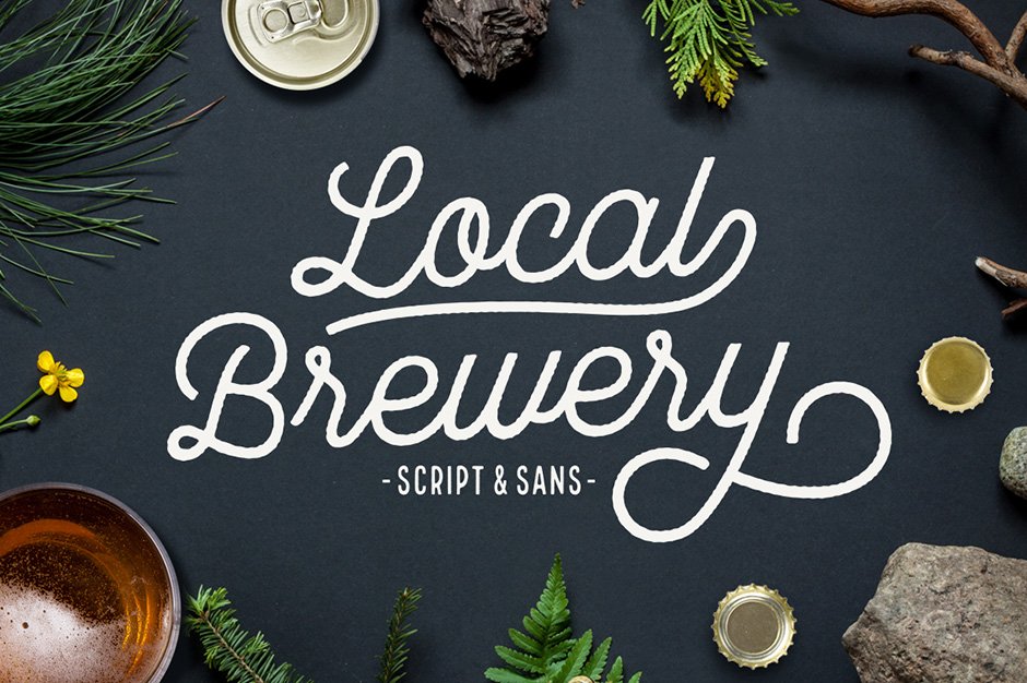 Local Brewery Script + Sans