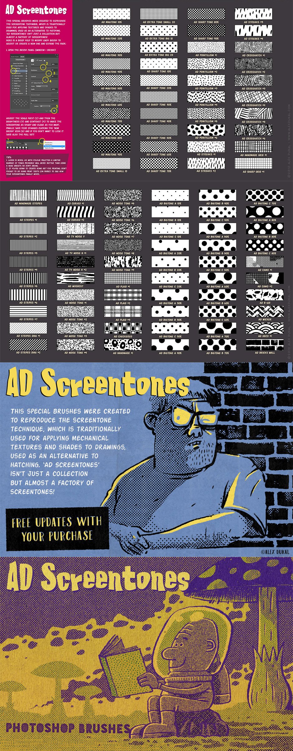 AD Screentones