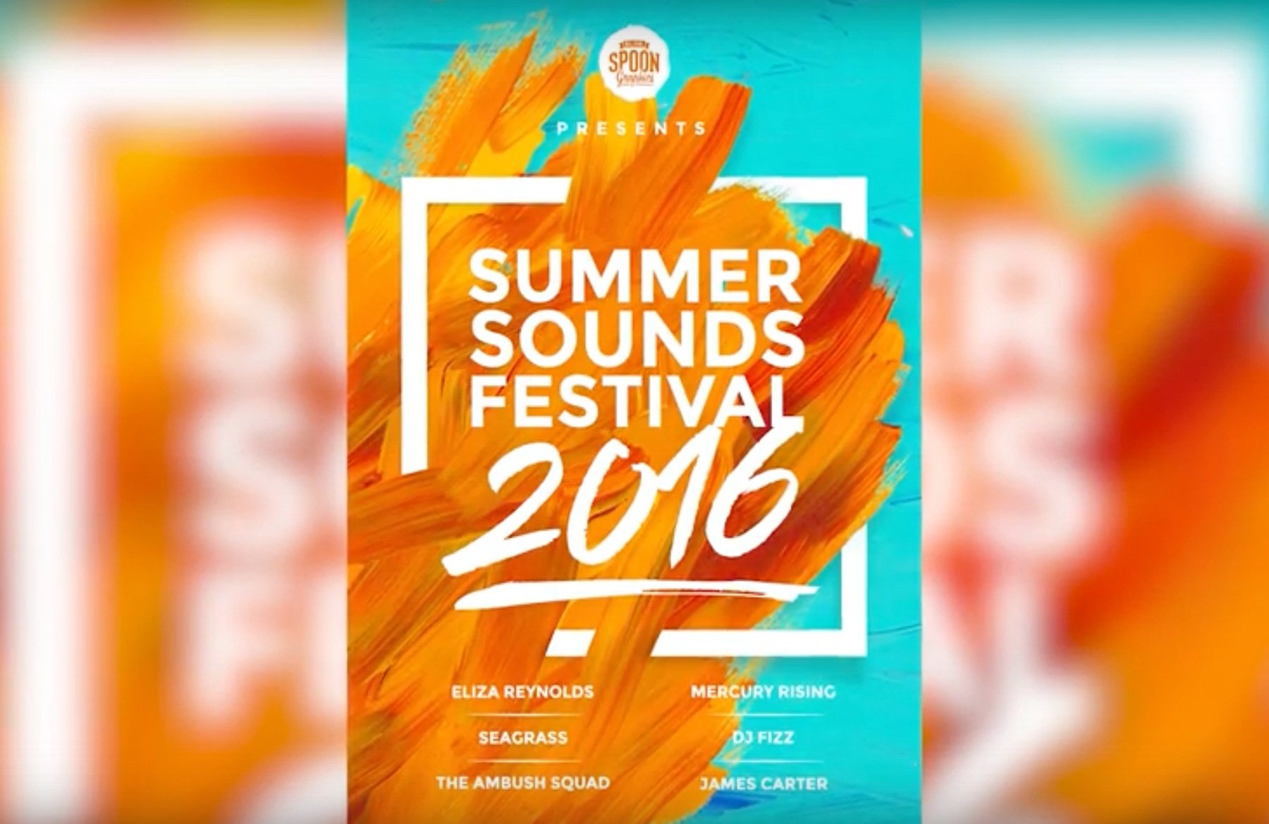 music festival posters designs