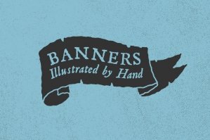 Hand-Illustrated Banners