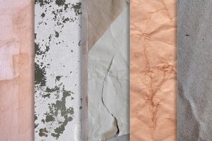100 Grungy Paper and Card Textures - Sample Pack