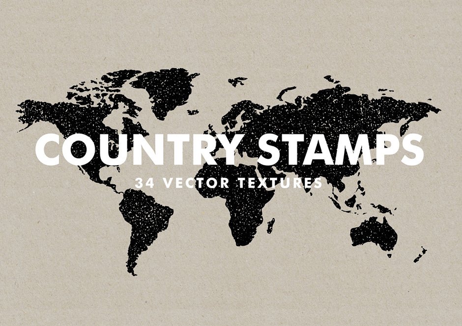 Vector Country Stamps
