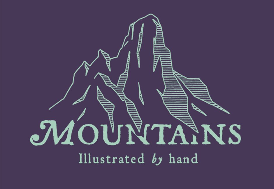 Mountain Ranges - By Hand