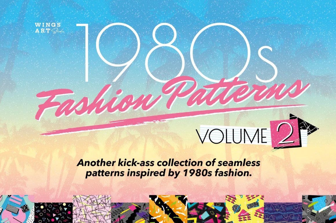 1980s Retro Fashion Patterns Vol 2