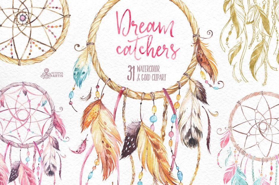 Dreamcatchers: Watercolor Collection