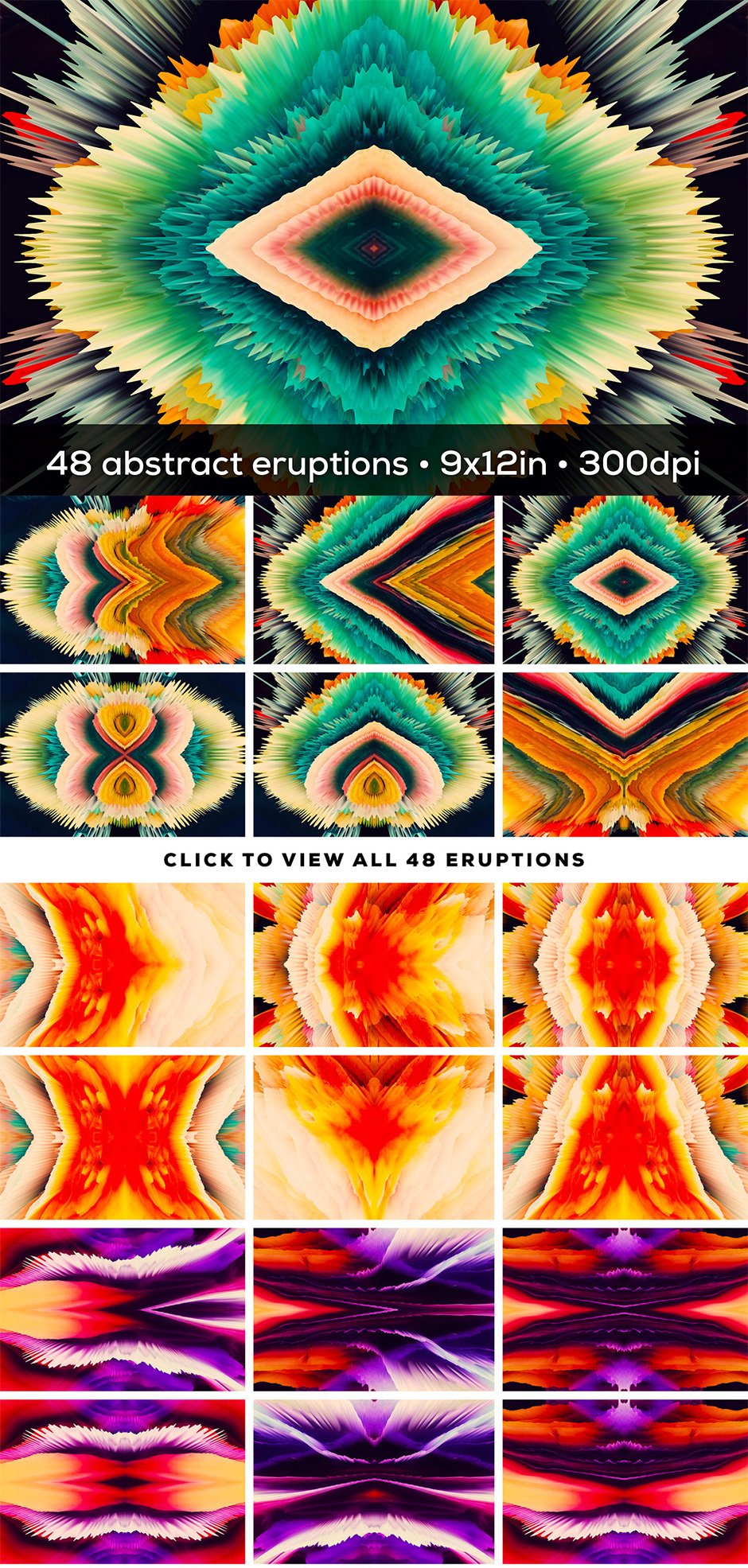 Eruption: 48 Abstract Explosions