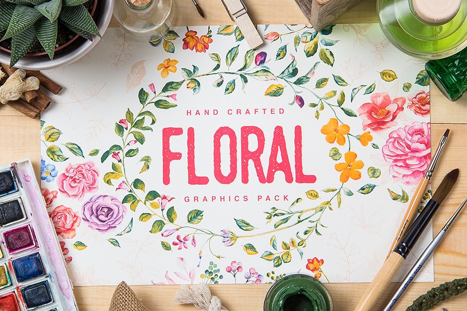 Floral Graphics Pack