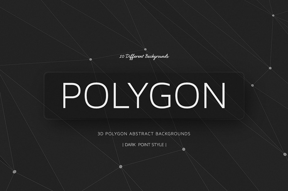 Polygon Backgroundss Dark | Point Style V01