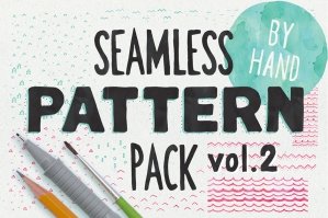 Hand-sketched Seamless Patterns Vol. 2