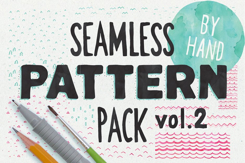 Hand-sketched Seampless Patterns II