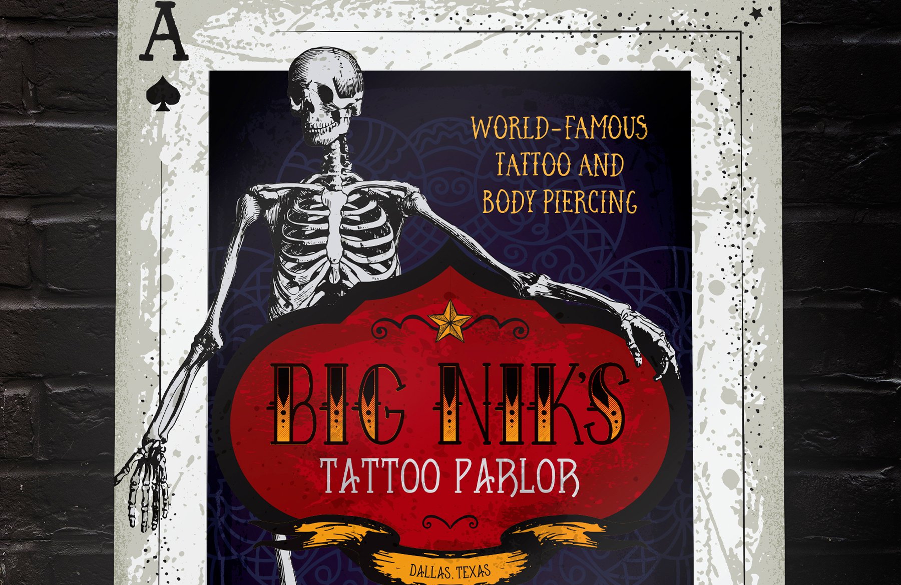 Tattoo Shop Graphics, Designs & Templates | GraphicRiver